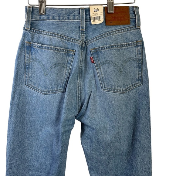 LEVI'S 501 Women's Size ORIGINAL CROPPED High Waisted Straight Leg NEW - Picture 9 of 10